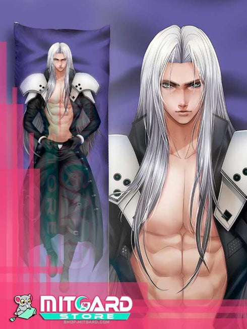 FINAL FANTASY VII REMAKE Sephiroth Body pillow case Dakimakura - 3